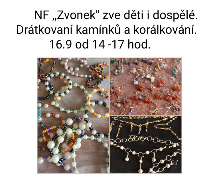 Nadační fond "Zvonek" zve na "DRÁTKOVÁNÍ" - 16. 9. 2023