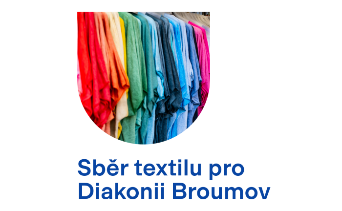 SBĚR TEXTILU PRO DIAKONII BROUMOV