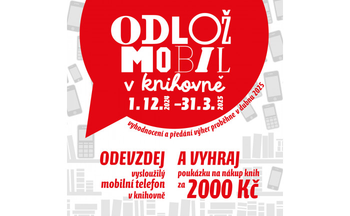 ODLOŽ MOBIL V KNIHOVNĚ